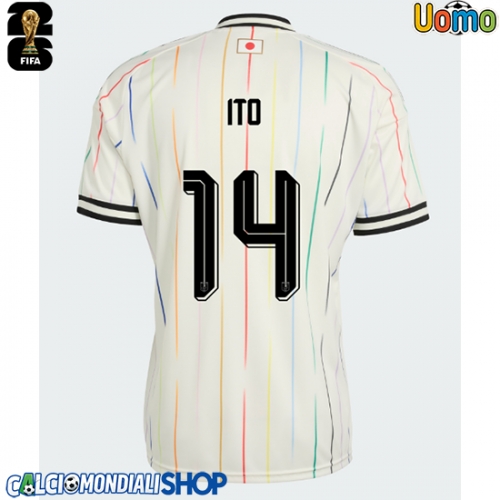 Maglie da calcio Giappone Junya Ito #14 Seconda Maglia Mondiali 2026  Manica Corta
